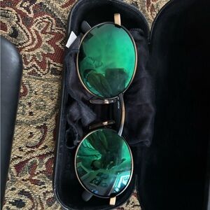 REVO lemon-green mirror polarized sunglasses.  RARE